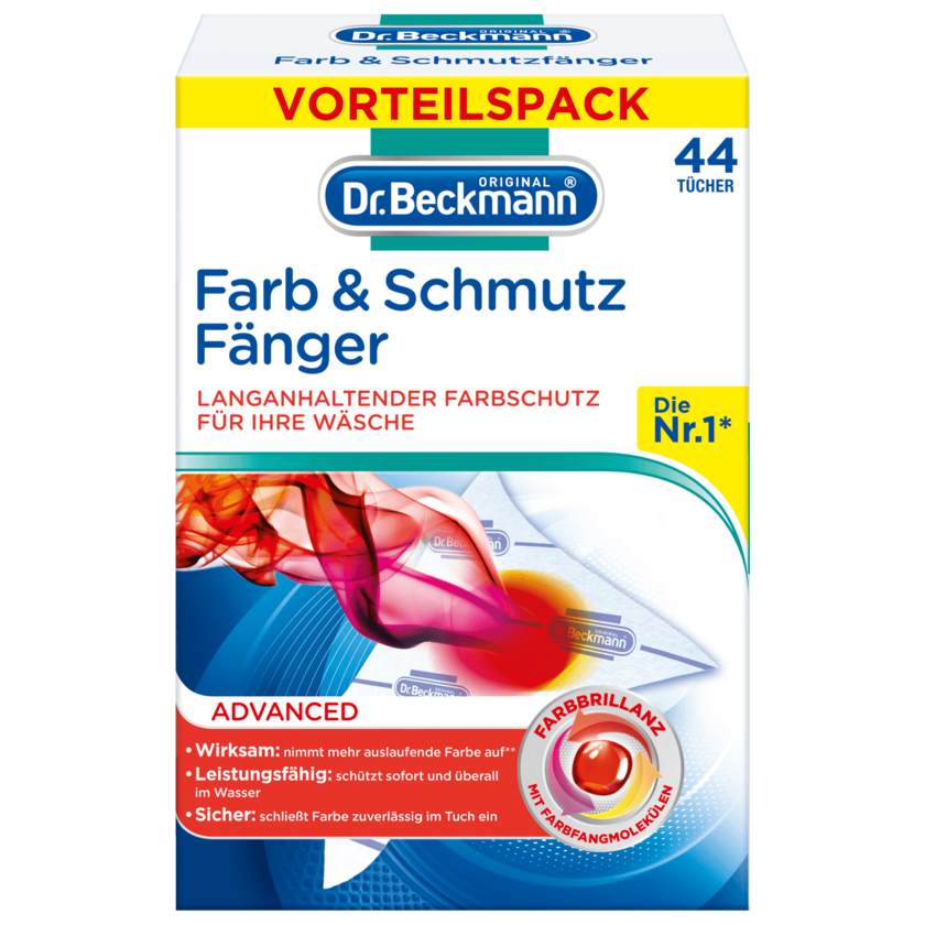 Dr. Beckmann Farb- & Schmutzfangtücher 44 Stück